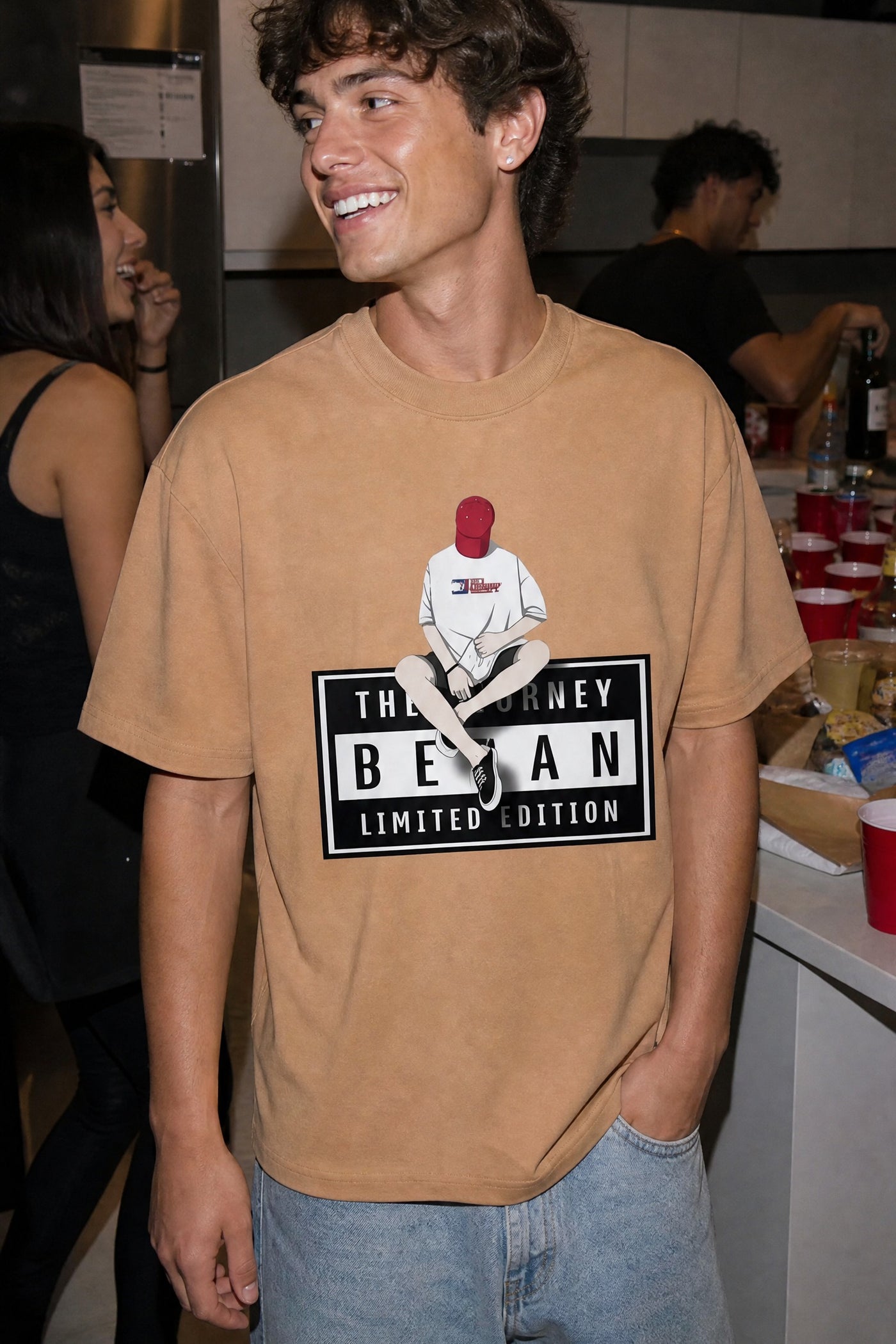 City Off Domes City of Noise Beige T-Shirt