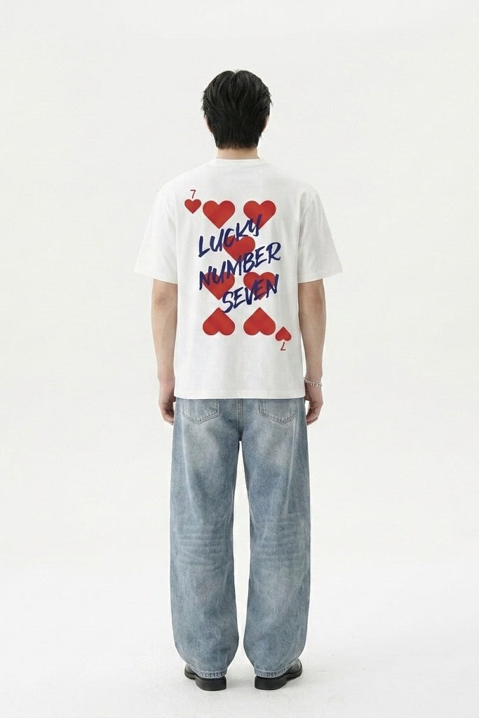 City Off Domes Lucky Number White T-Shirt