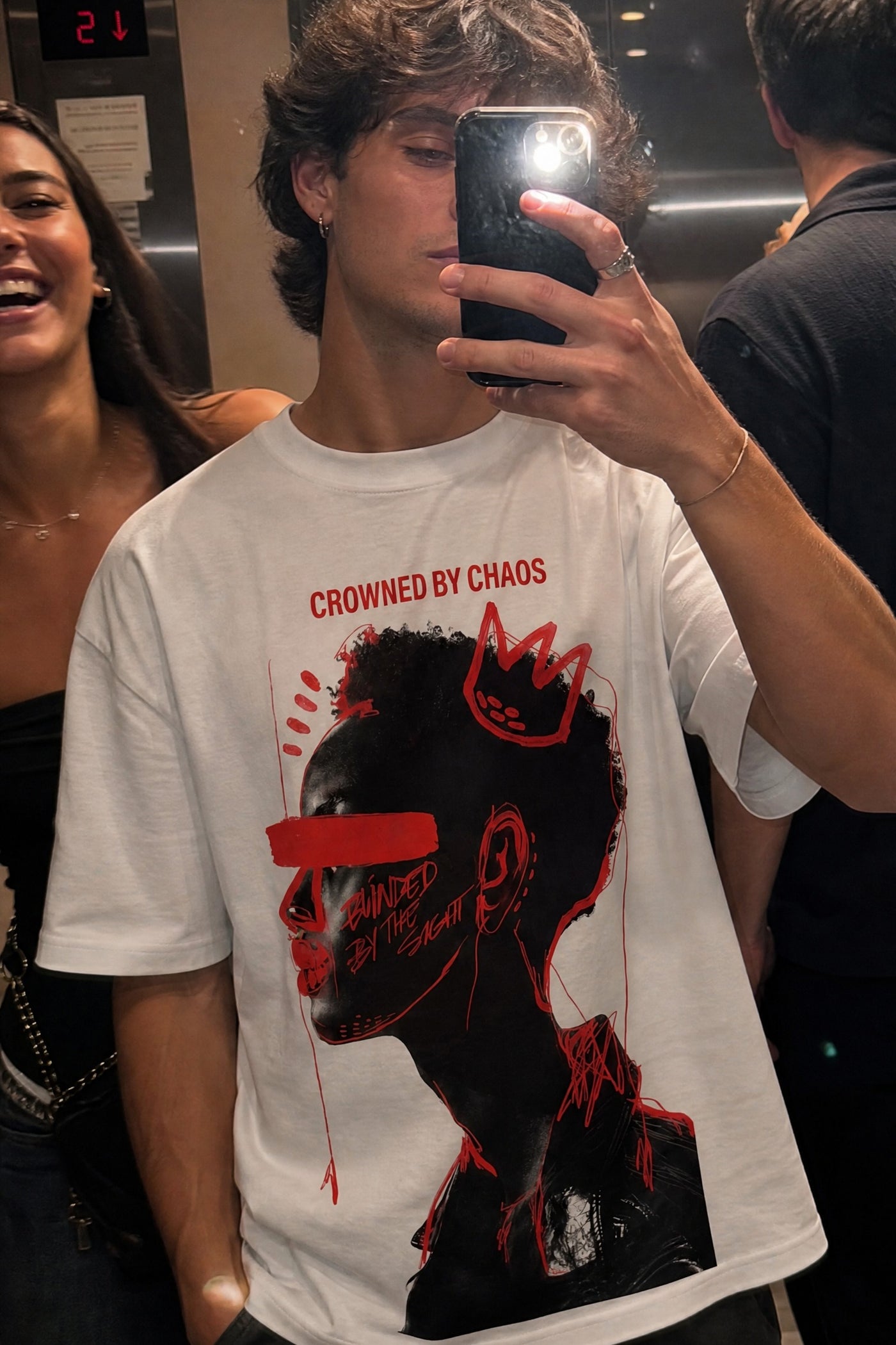 City Off Domes Mind Glitch White T-Shirt