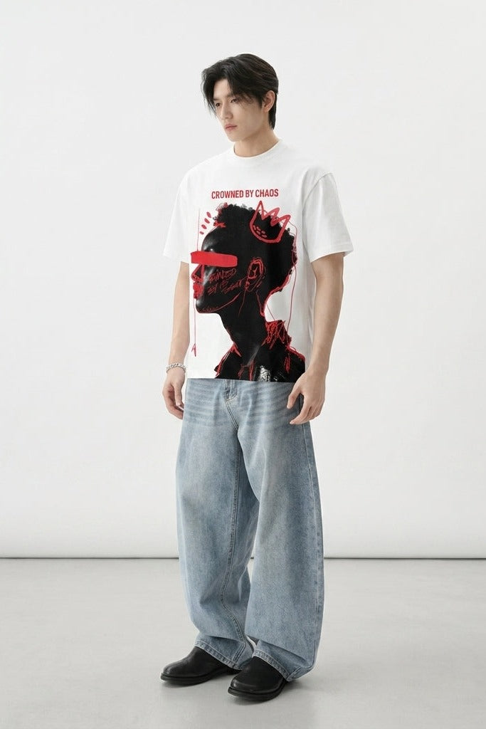 City Off Domes Mind Glitch White T-Shirt