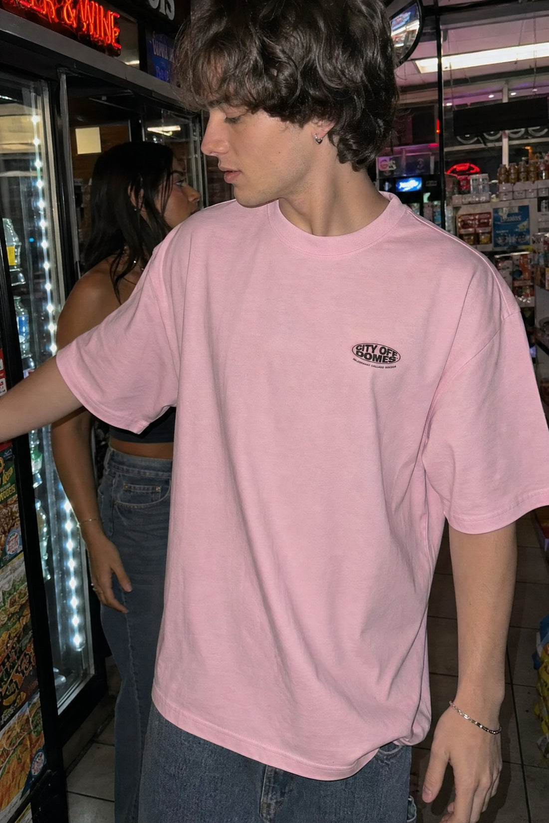 City Off Domes My Own Music Pink T-Shirt