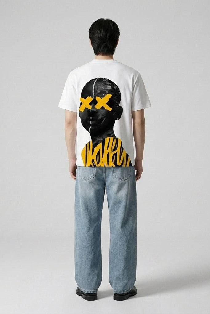 City Off Domes Neural Static White T-Shirt