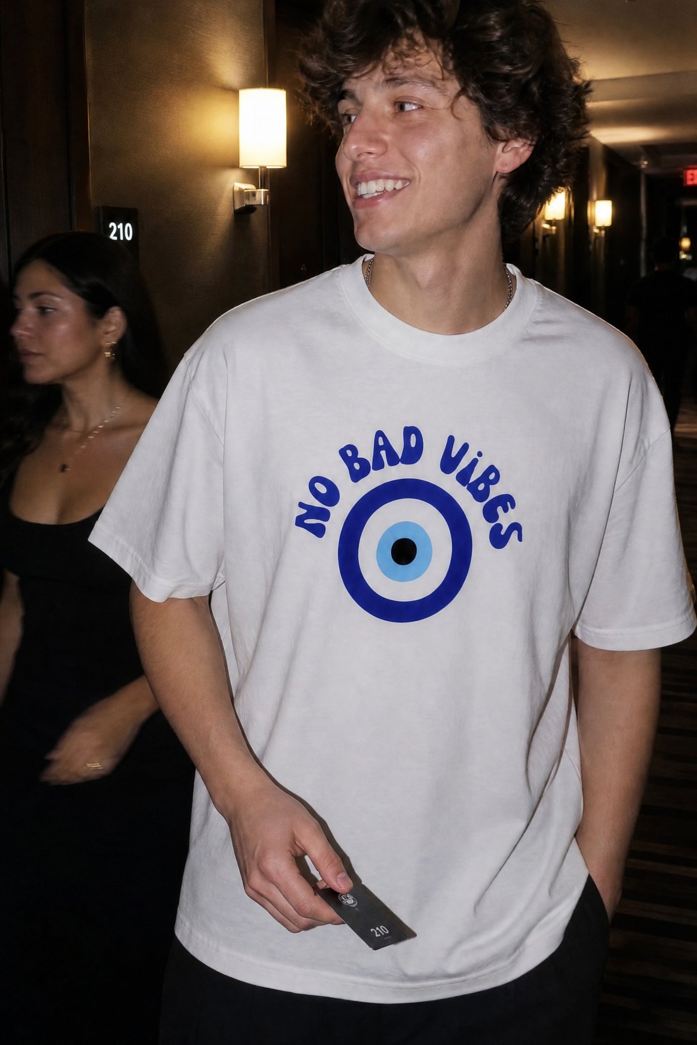 City Off Domes No Bad Vibes White T-Shirt