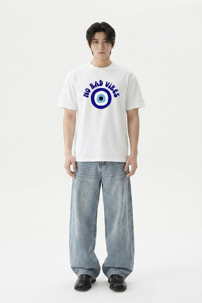 City Off Domes No Bad Vibes White T-Shirt