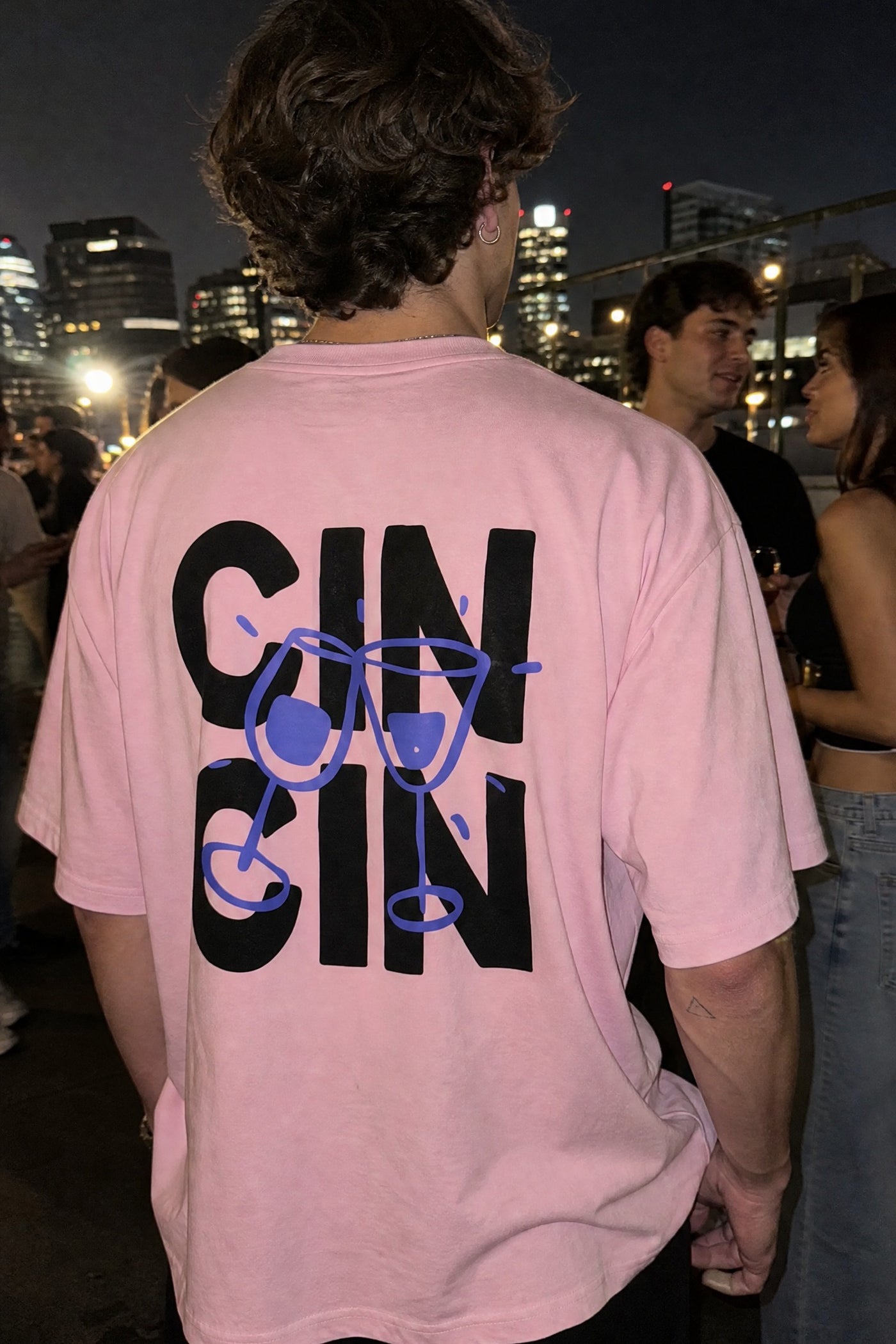 City Off Domes No Entry Club Pink T-Shirt