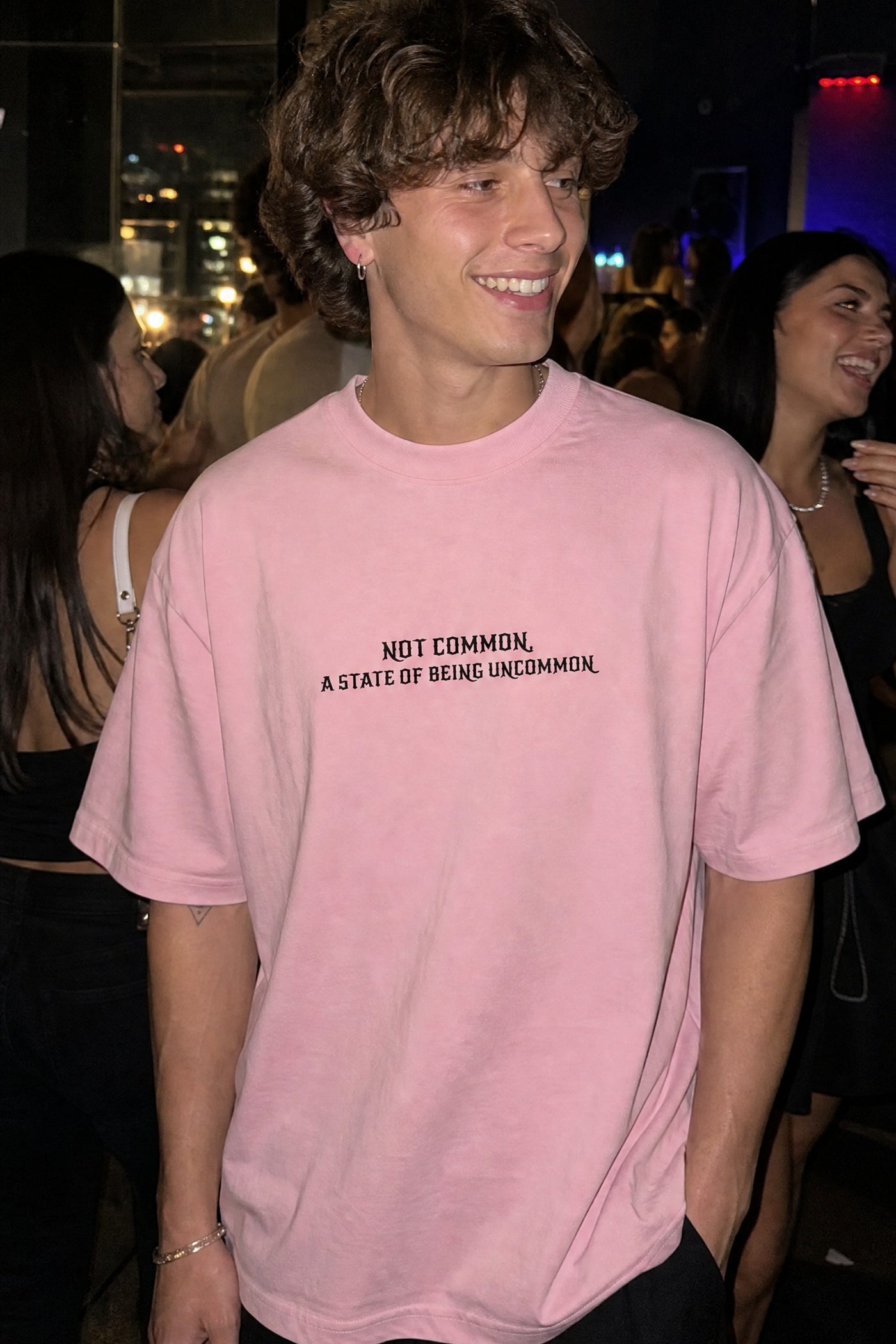 City Off Domes No Entry Club Pink T-Shirt