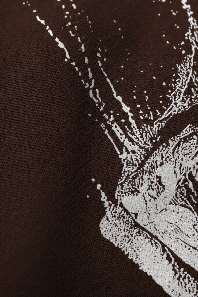 City Off Domes Signal Lost Brown T-Shirt