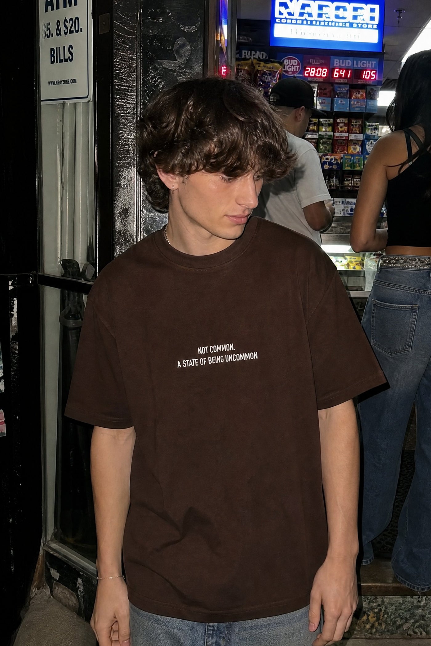 City Off Domes Signal Lost Brown T-Shirt