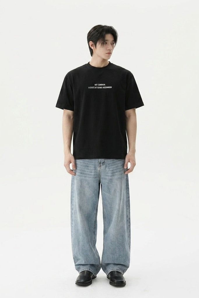 City Off Domes Power in Silence Black T-Shirt