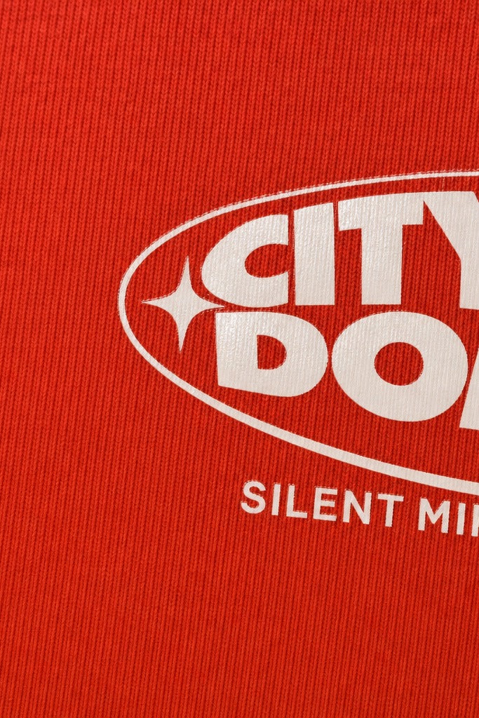 City Off Domes Silent Mind Red T-Shirt