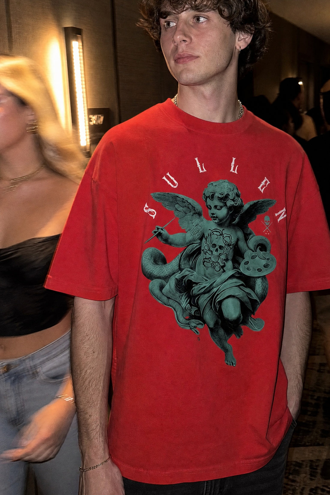 City Off Domes Silent Mind Red T-Shirt
