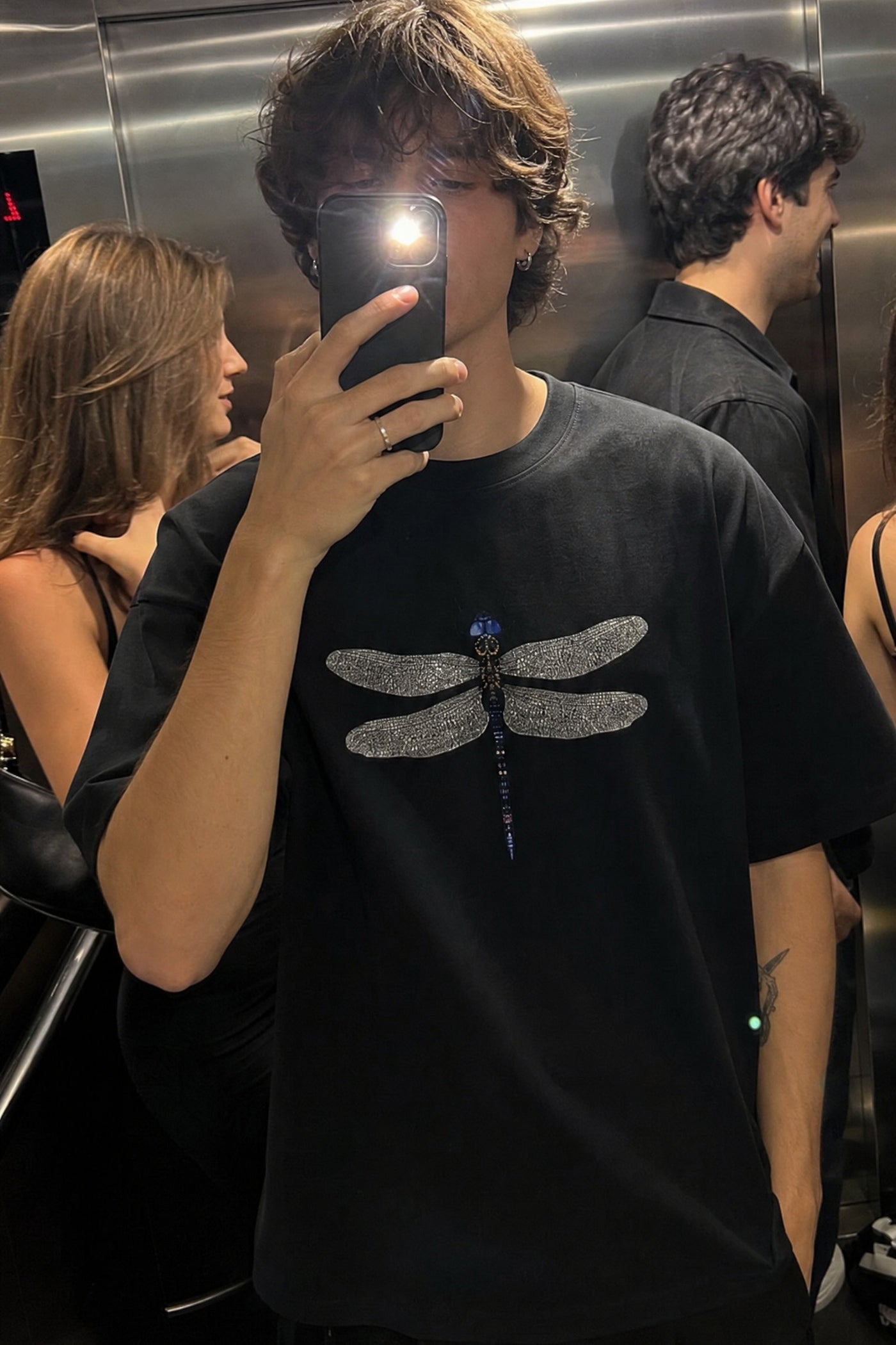 City Off Domes System Denied Black T-Shirt