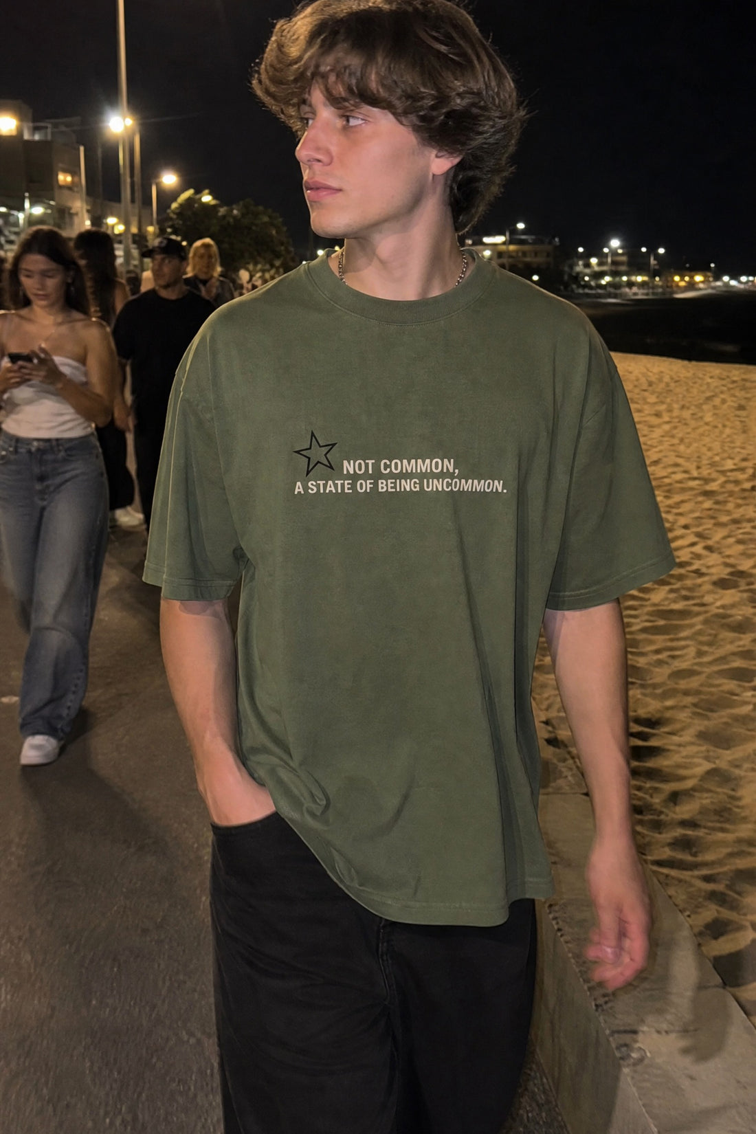 City Off Domes System Denied Forest Green T-Shirt