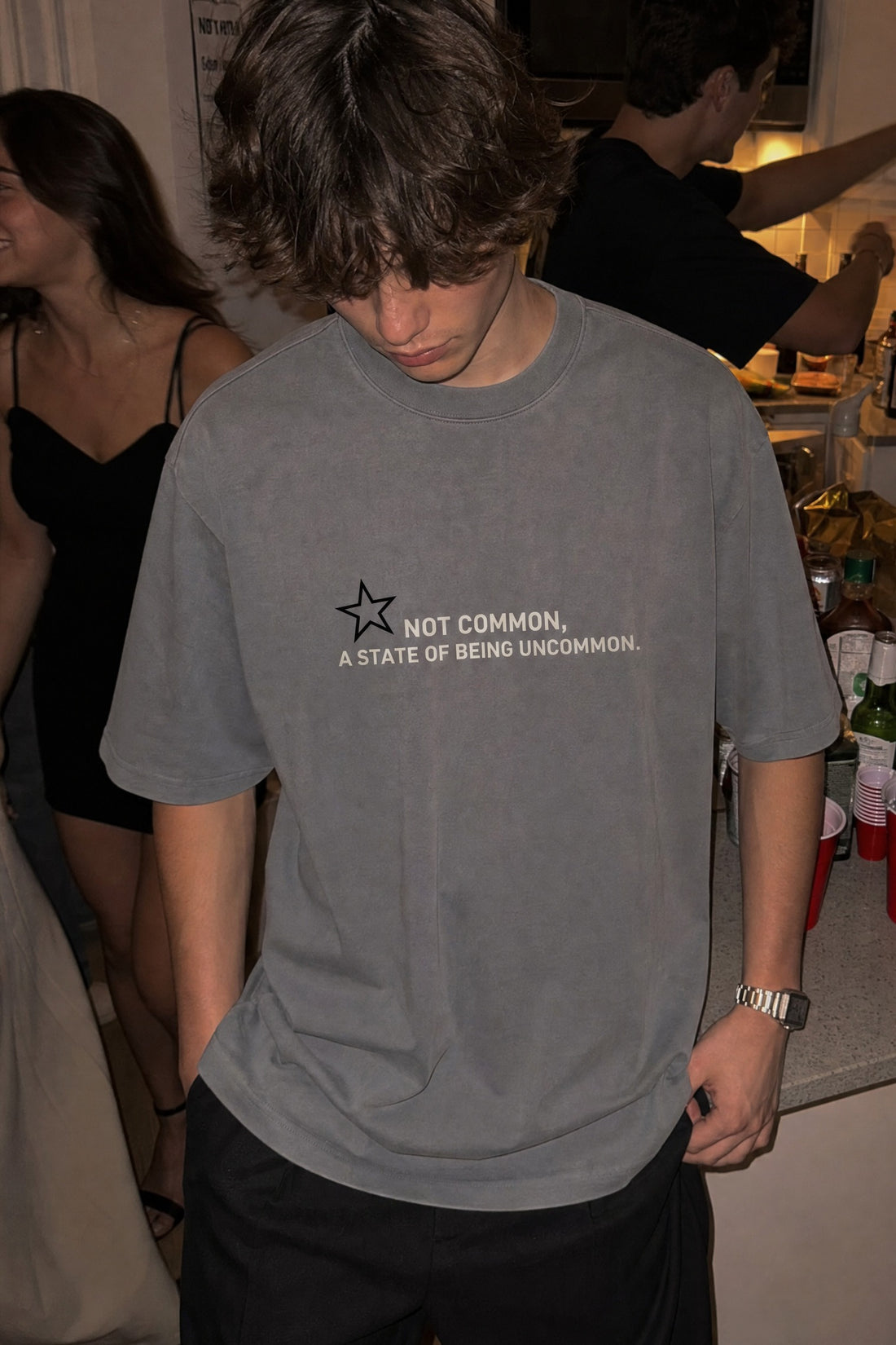 City Off Domes System Denied Gray T-Shirt