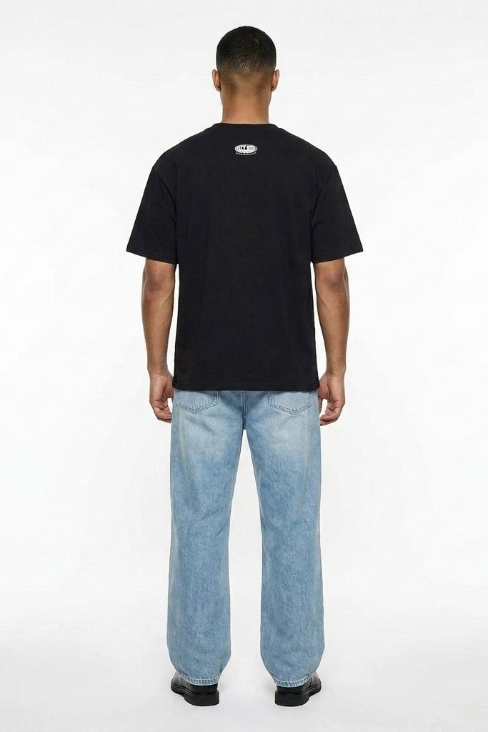 City Off Domes Urban Glitch Black T-Shirt