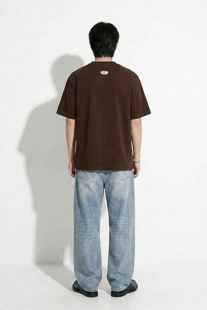 City Off Domes Urban Glitch Brown T-Shirt