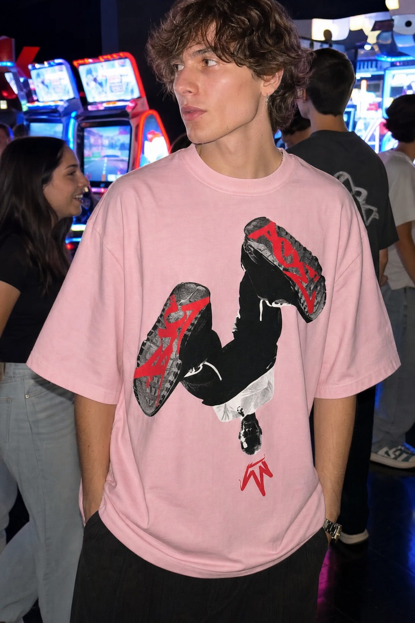 City Off Domes Vision Error Pink T-Shirt