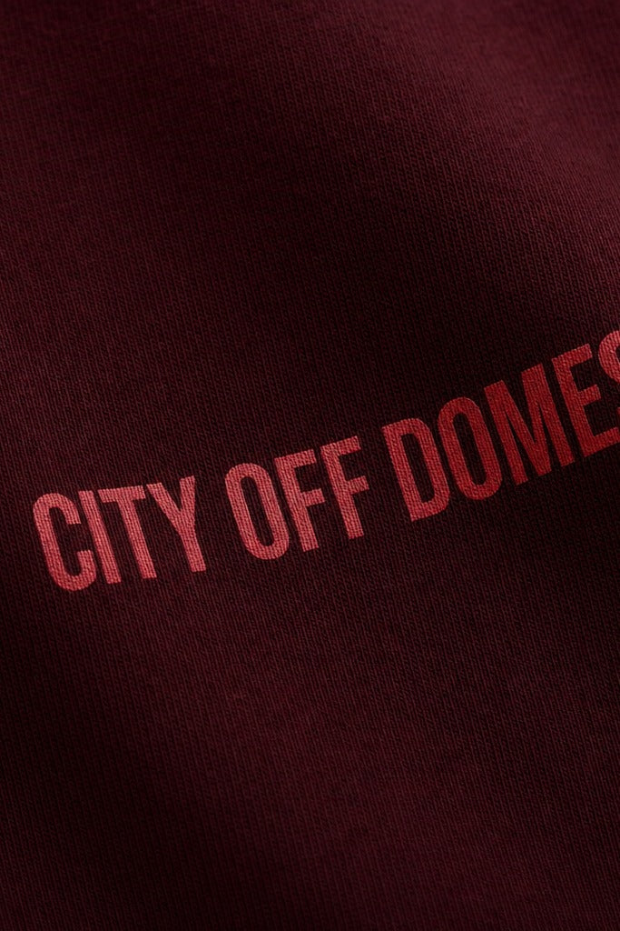 City Off Domes By Sass Maroon Tank Top