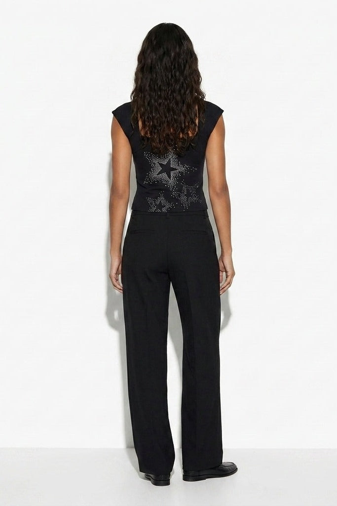 City Off Domes Star Explosion Black Tank Top