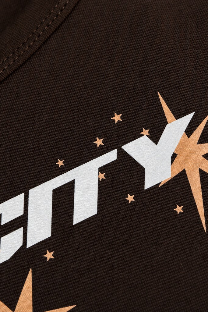 City Off Domes Star Explosion Brown Tank Top