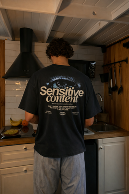 City Off Domes Senstive Content Black T-shirt