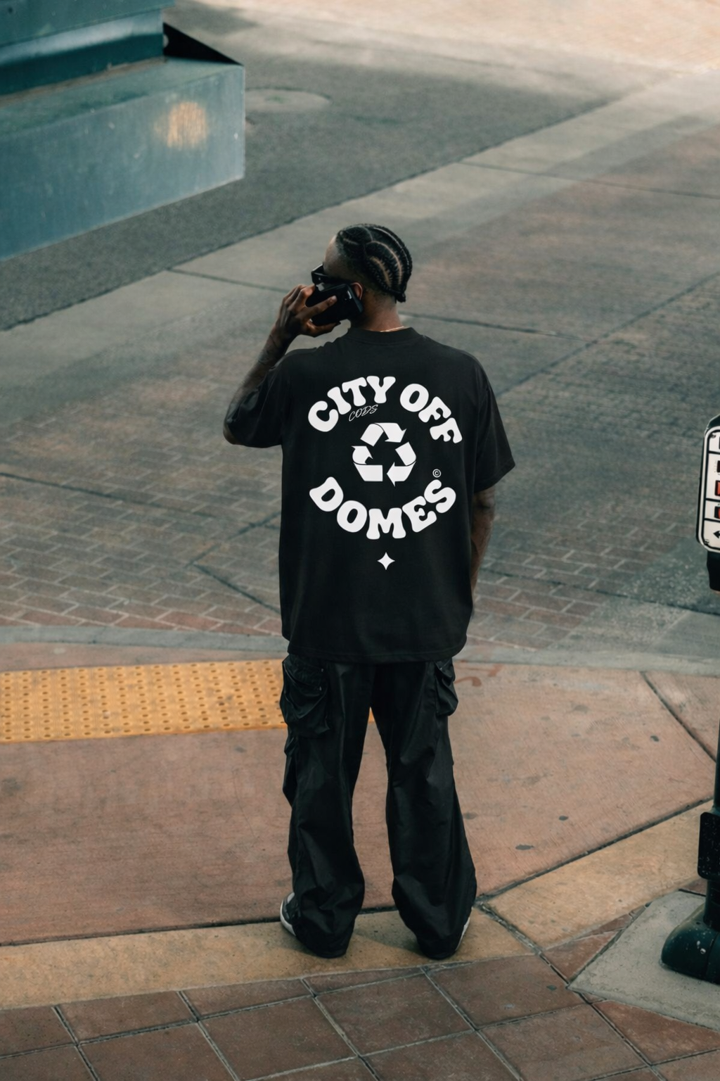 City Off Domes Dome Era Black T-shirt