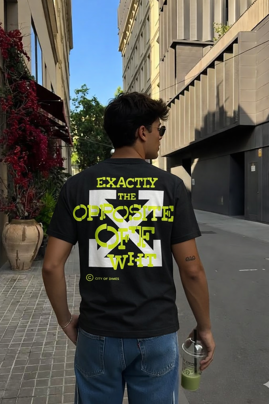 City Off Domes Off Signal Black T-shirt