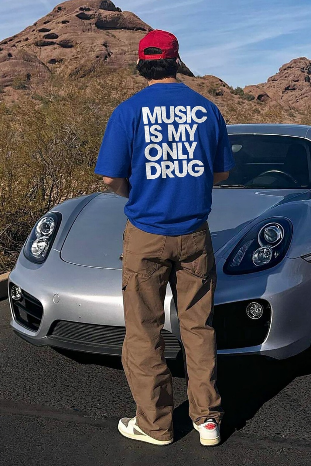 City Off Domes Rhythm Over Everything Blue T-shirt