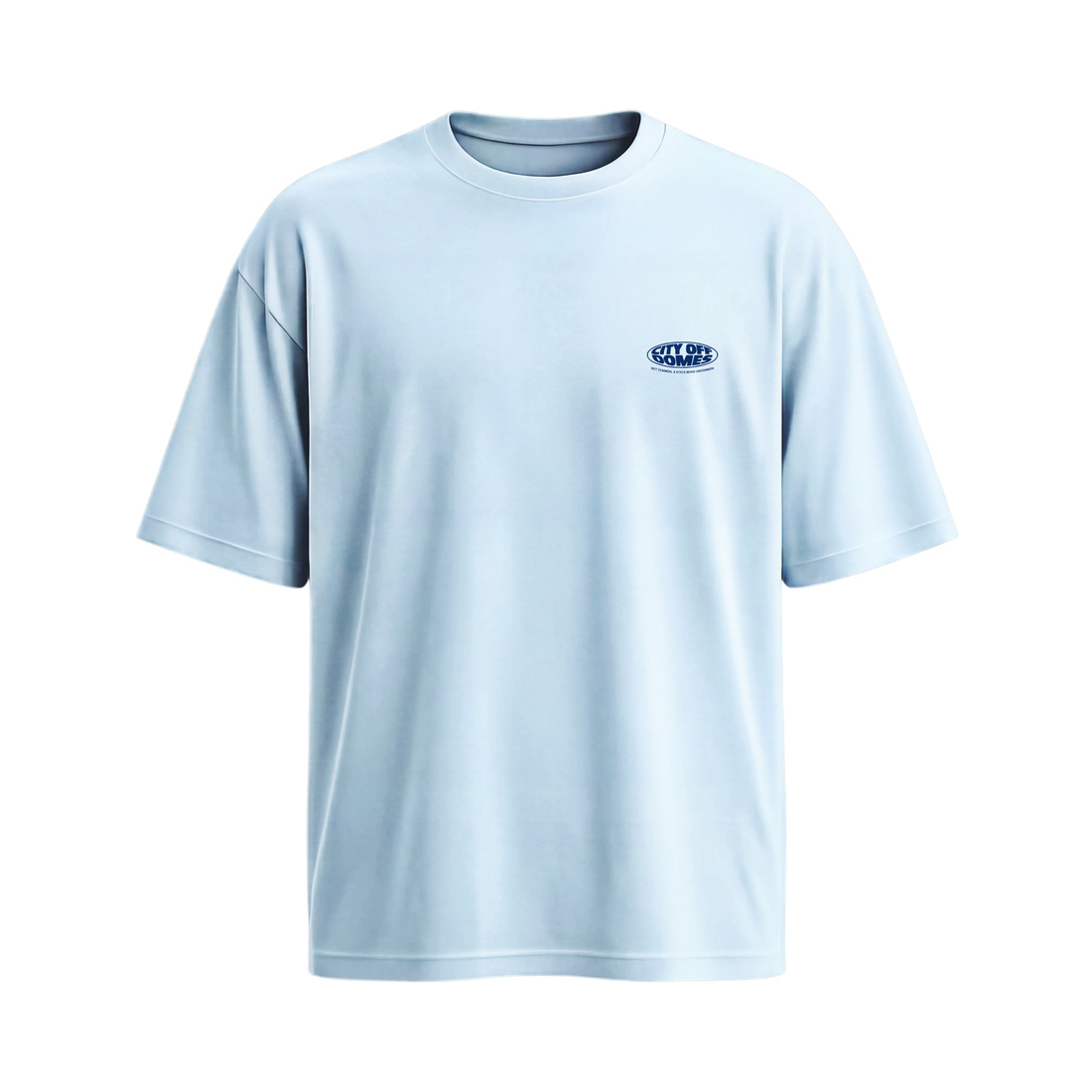 City Off Domes All Eyes On Me Ice Blue T-shirt