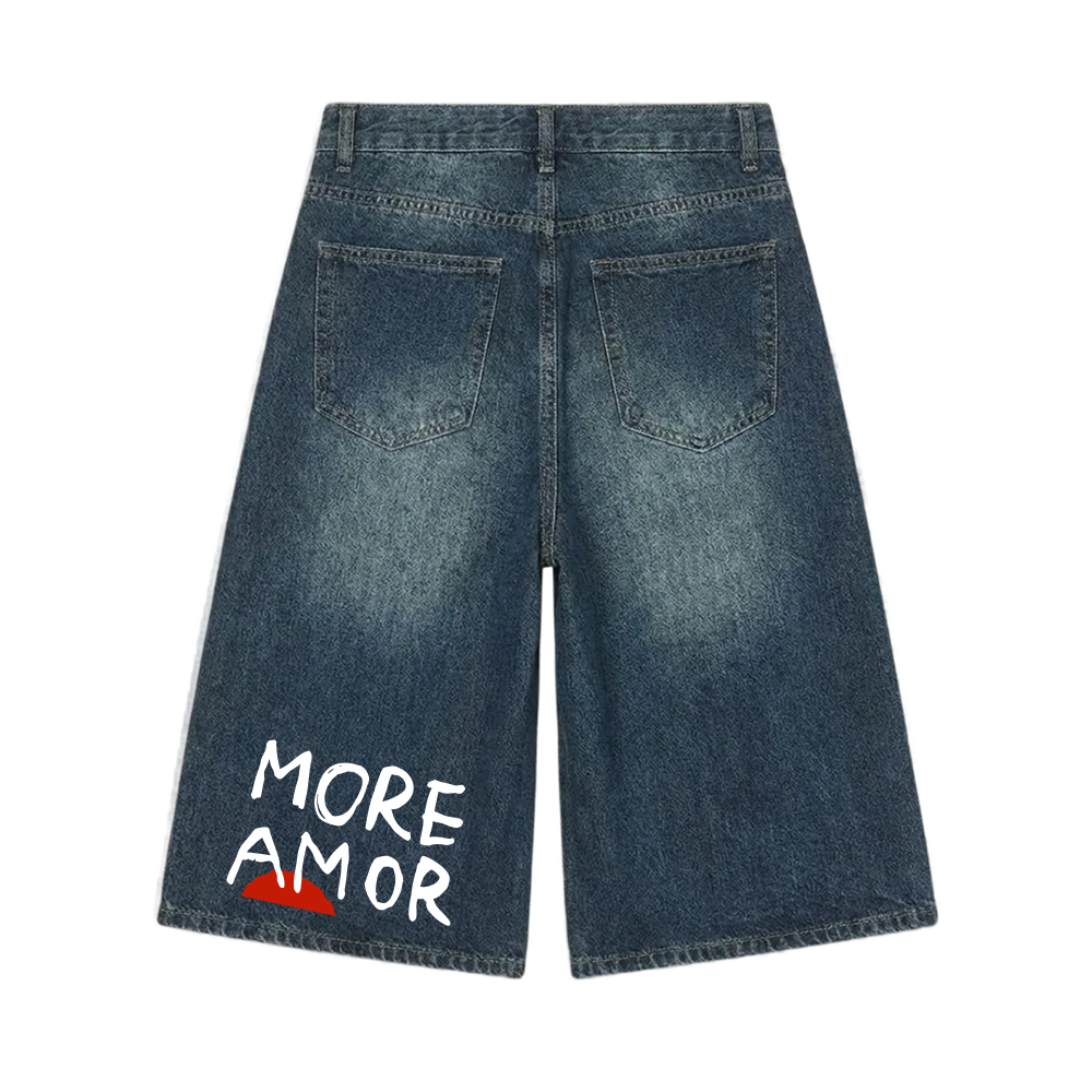 City Off Domes Amore favor Jorts Dark blue