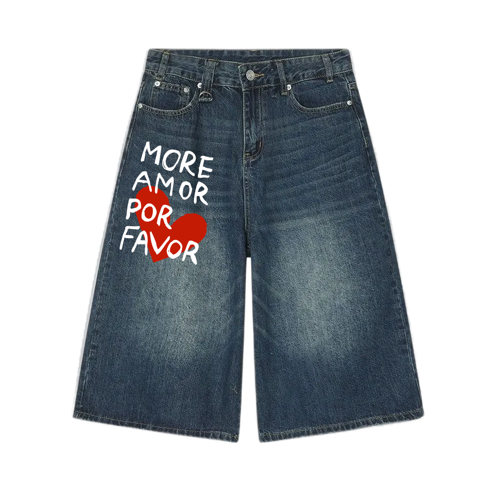 City Off Domes Amore favor Jorts Dark blue