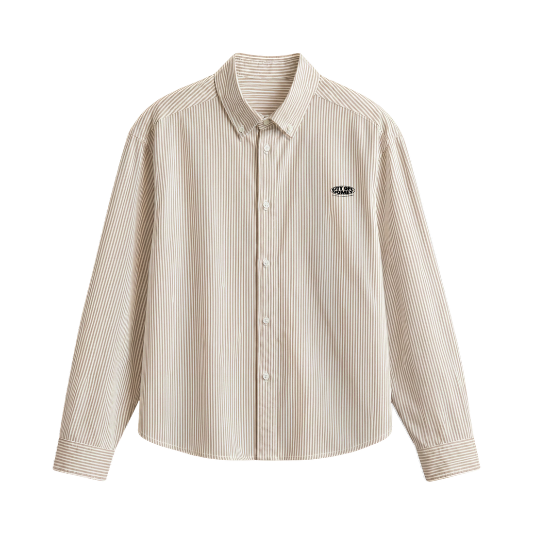 City Off Domes Angel Beige Stripe Shirts