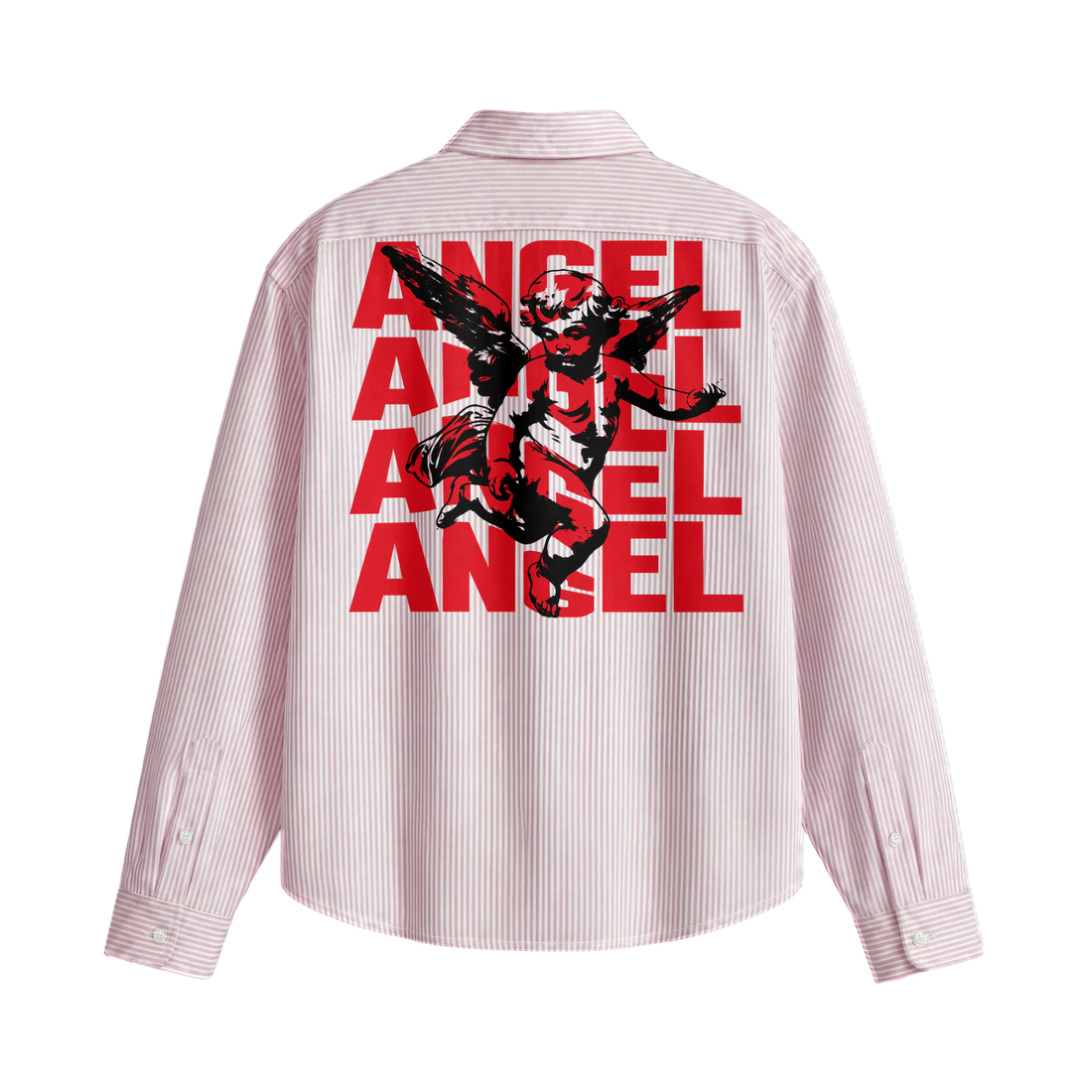 City Off Domes Angel Pink Stripe Shirts