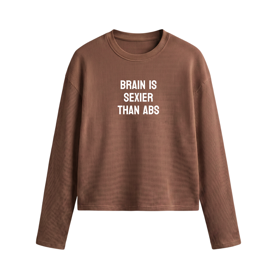 City Off Domes Archive Waffle T-shirt Brown
