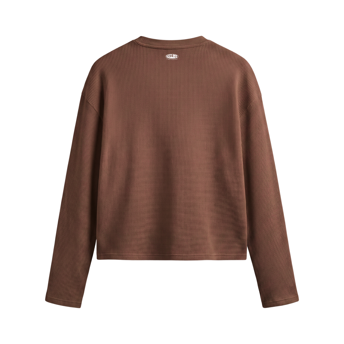 City Off Domes Archive Waffle T-shirt Brown