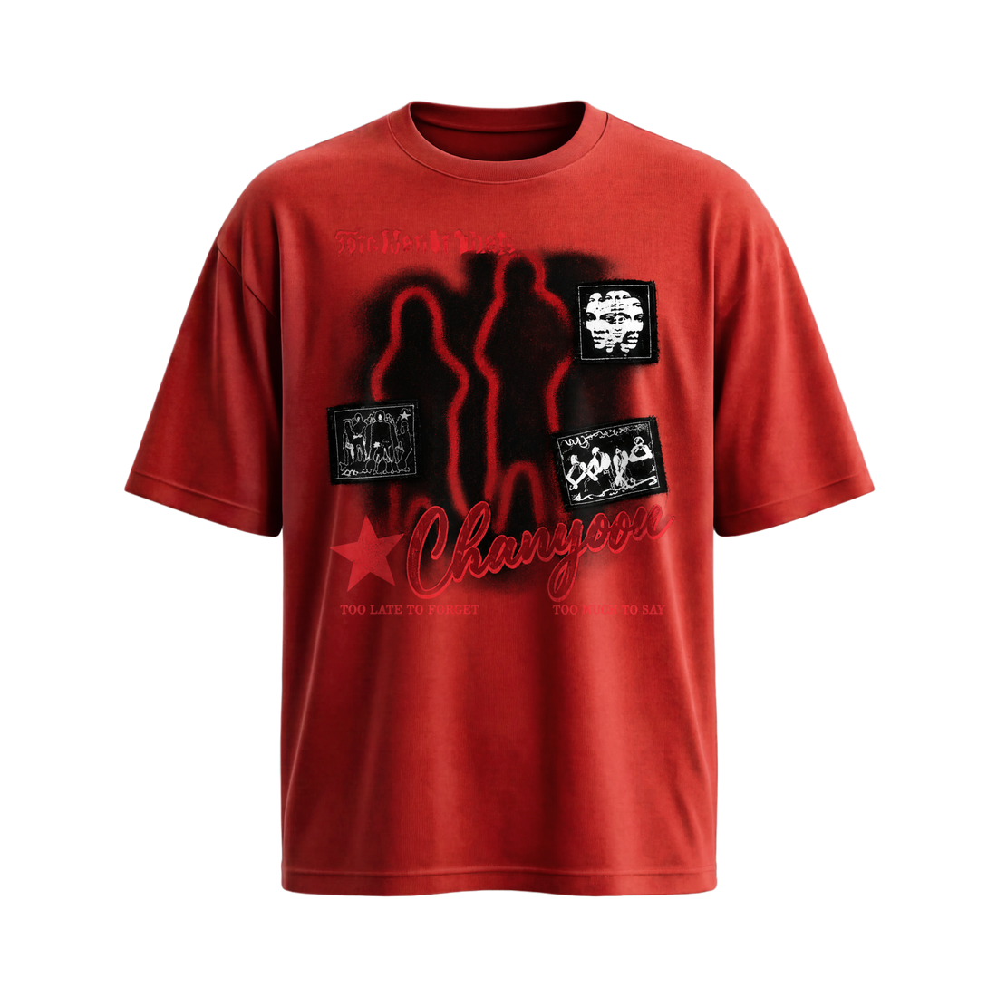 City Off Domes Attention Seeker Red T-shirt