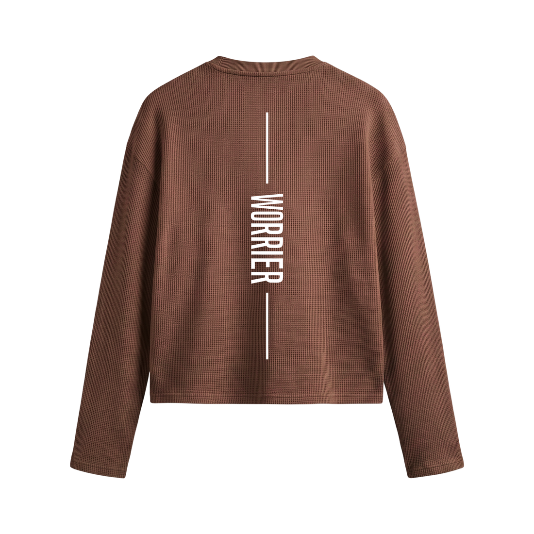 City Off Domes Barcode Waffle T-shirt Brown