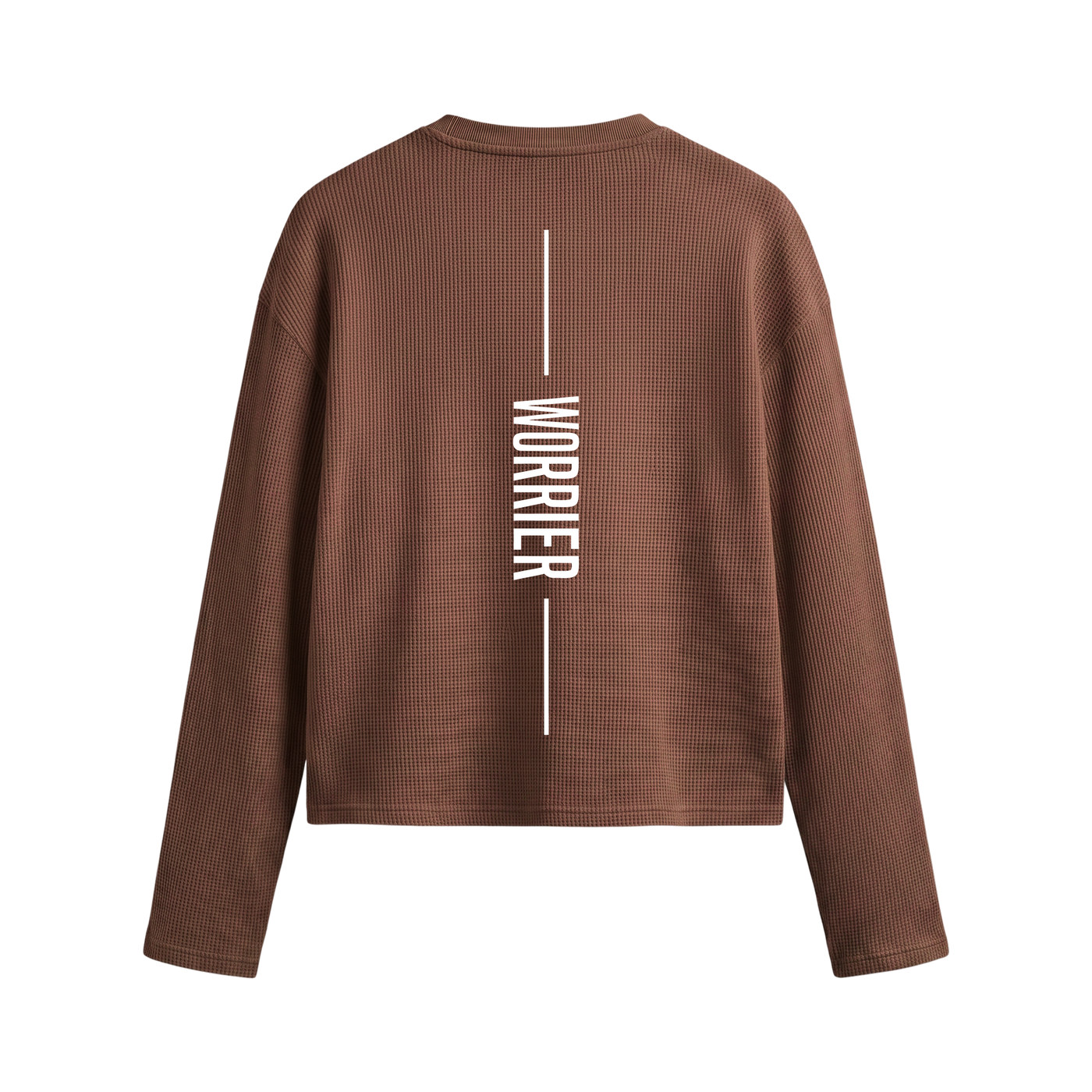 City Off Domes Barcode Waffle T-shirt Brown