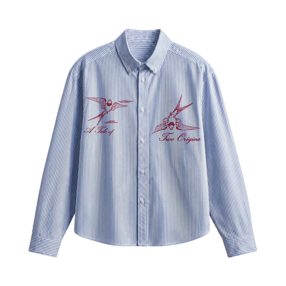City Off Domes Bloom Theory Blue Stripe Shirts