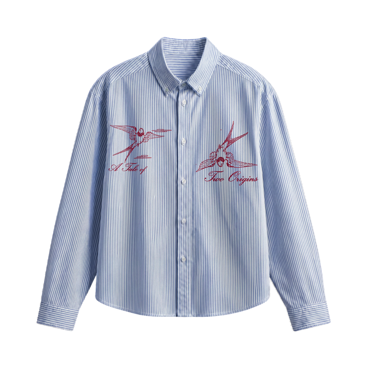 City Off Domes Bloom Theory Blue Stripe Shirts