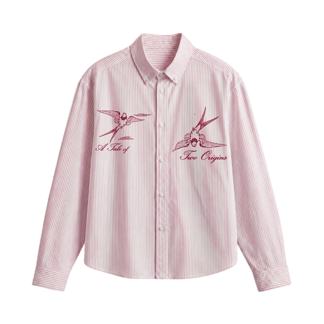 City Off Domes Bloom Theory Pink Stripe Shirts