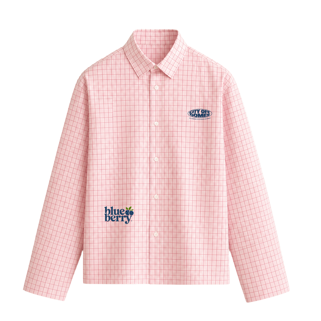 City Off Domes Blue Orchard Shirt Pink