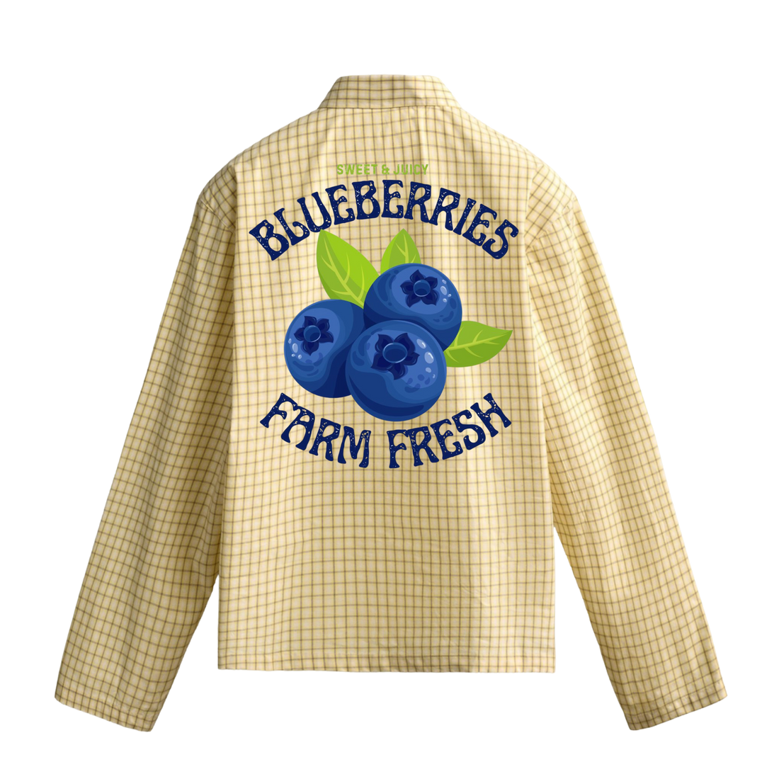City Off Domes Blue Orchard Shirt Yellow