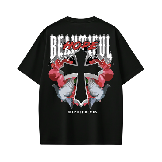 City Off Domes Chaos Culture Black T-shirt