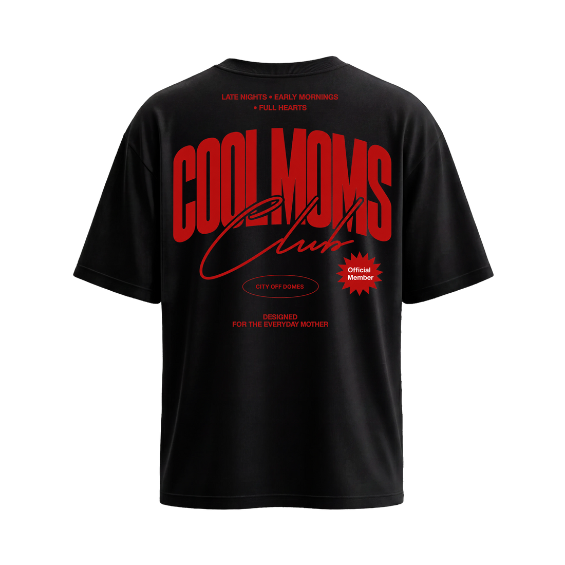 City Off Domes Club Culture Black T-shirt
