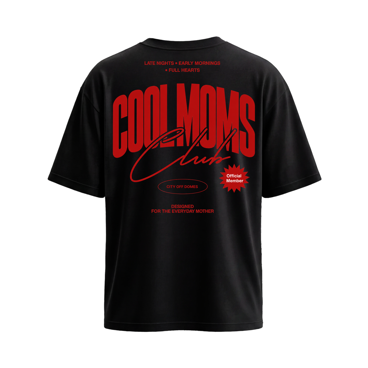 City Off Domes Club Culture Black T-shirt