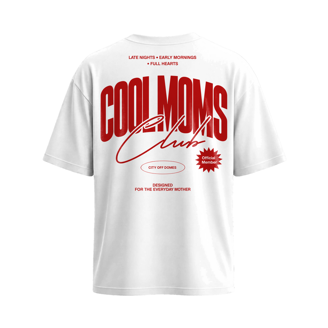 City Off Domes Club Culture White T-shirt