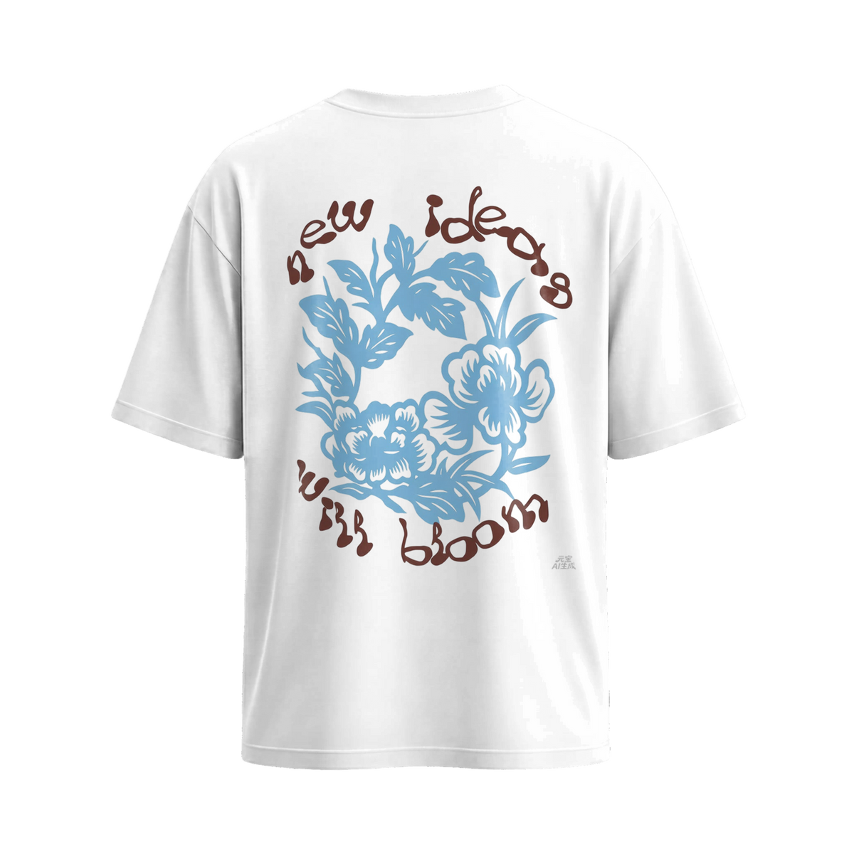 City Off Domes Coastal Bloom  White T-shirt