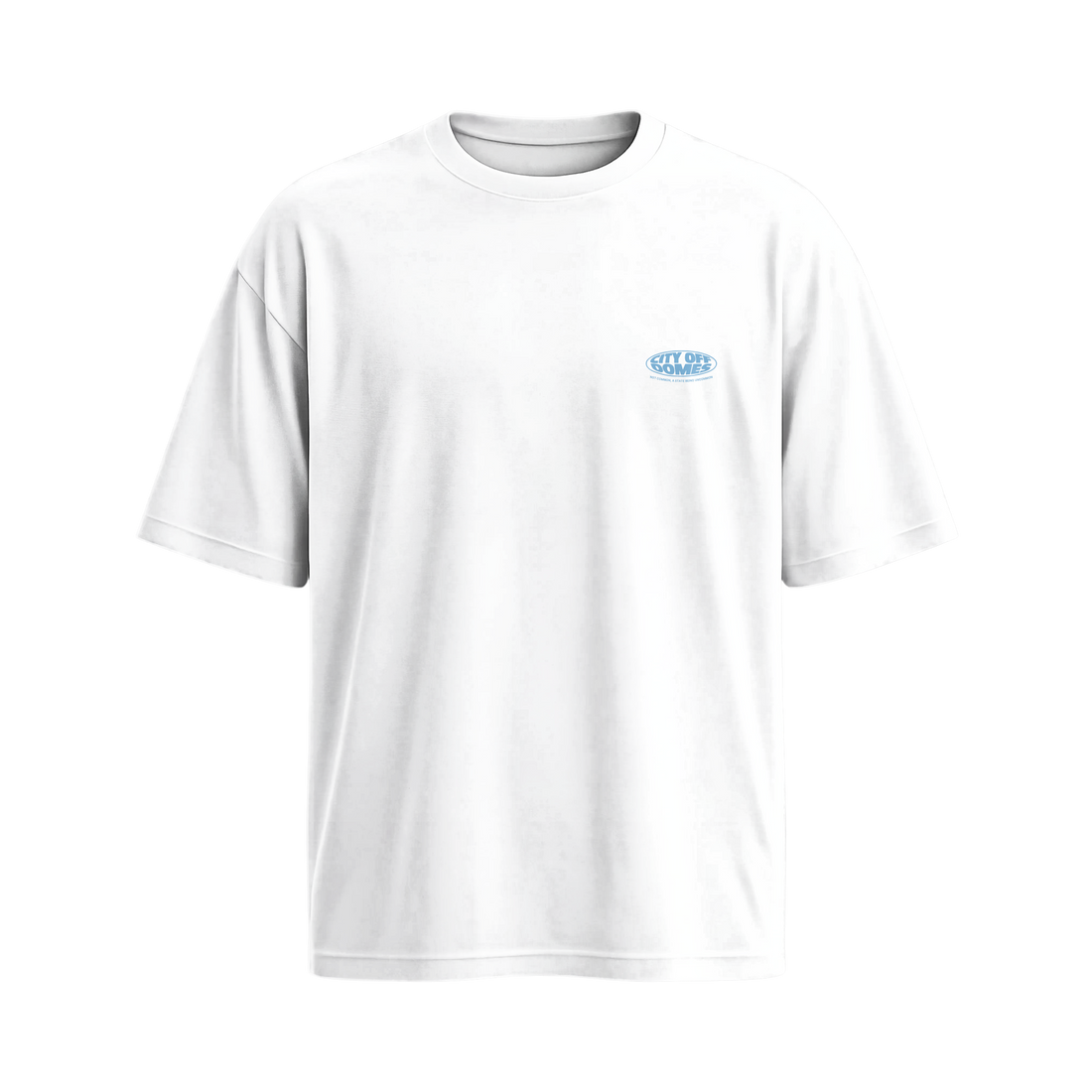 City Off Domes Coastal Bloom  White T-shirt