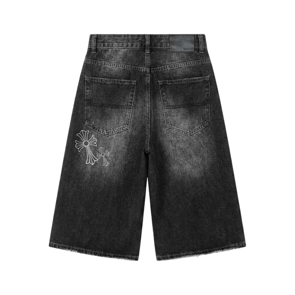 City Off  Domes Cross Legacy Jorts Black